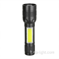 Lampe de poche à LED à LED zoomable à COB imperméable personnalisée